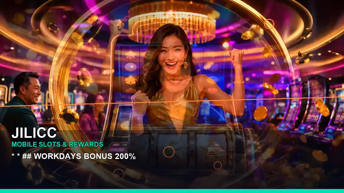 JILICC casino cashback rewards presented in a clean centred layout for Philippine players