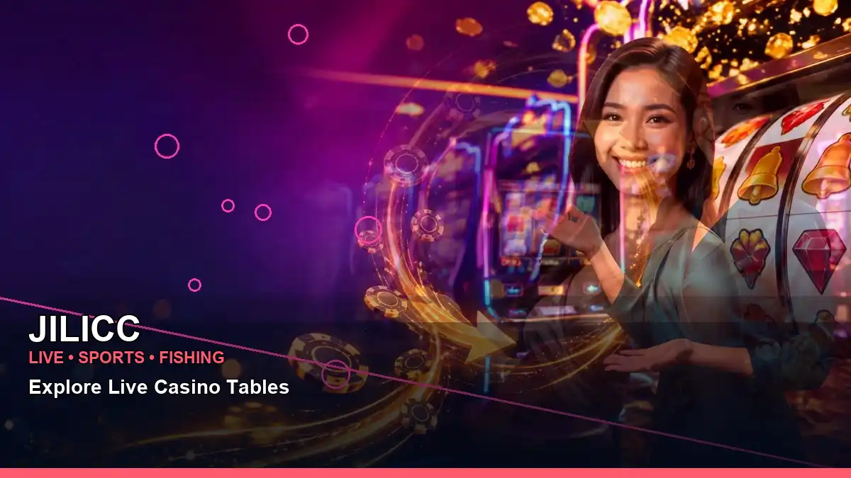 Neon jackpot-style slot reels in a wide-screen layout for Philippine adults aged 21+